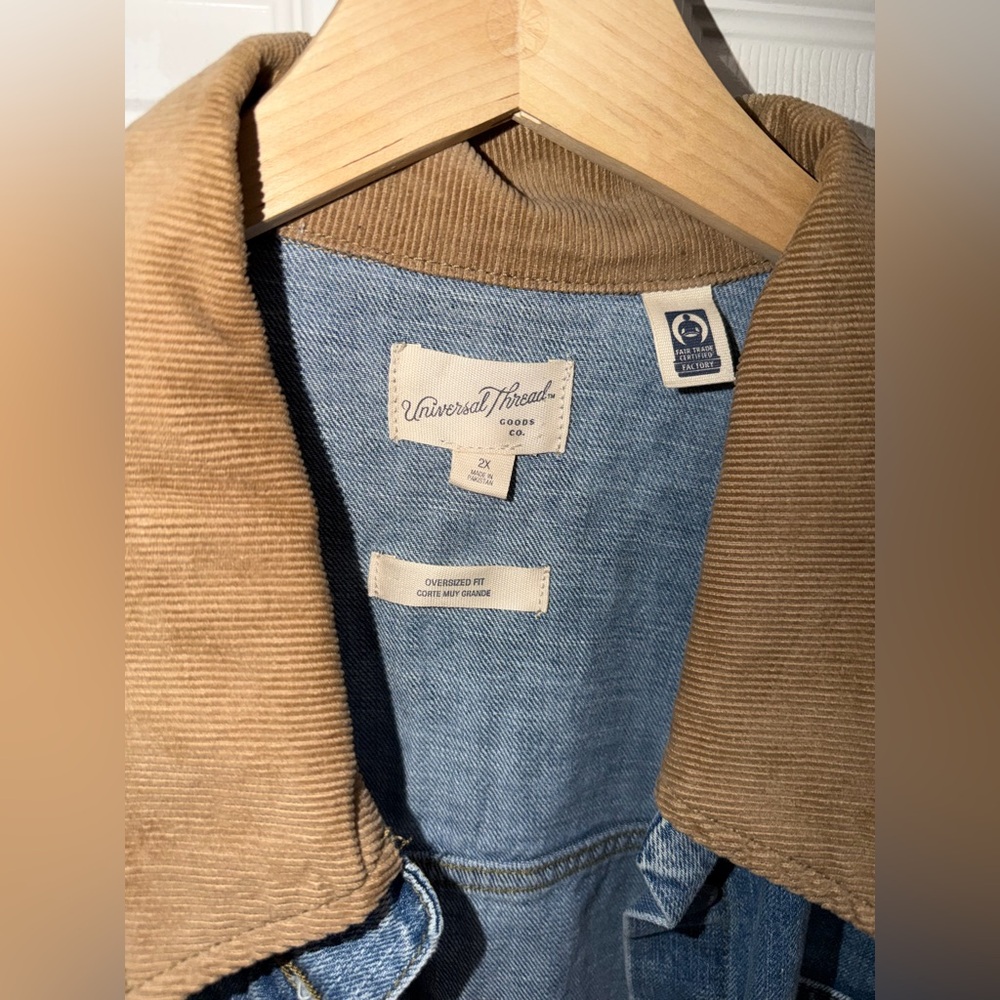 Universal Thread Oversized Jean Shacket, Corduroy… - image 2